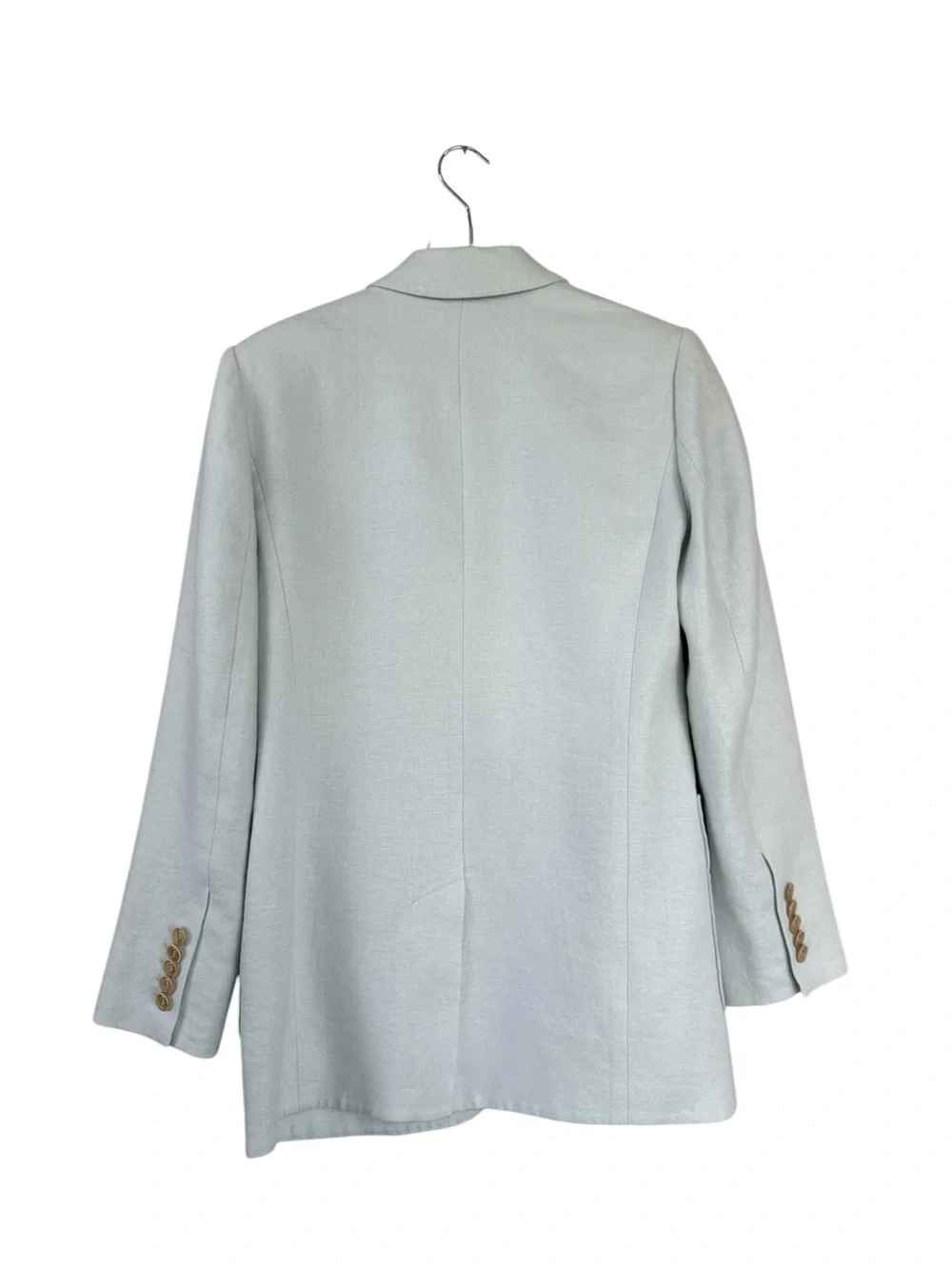 Zimmermann Natura Linen Jacket Blazer Mint Blue Size 1